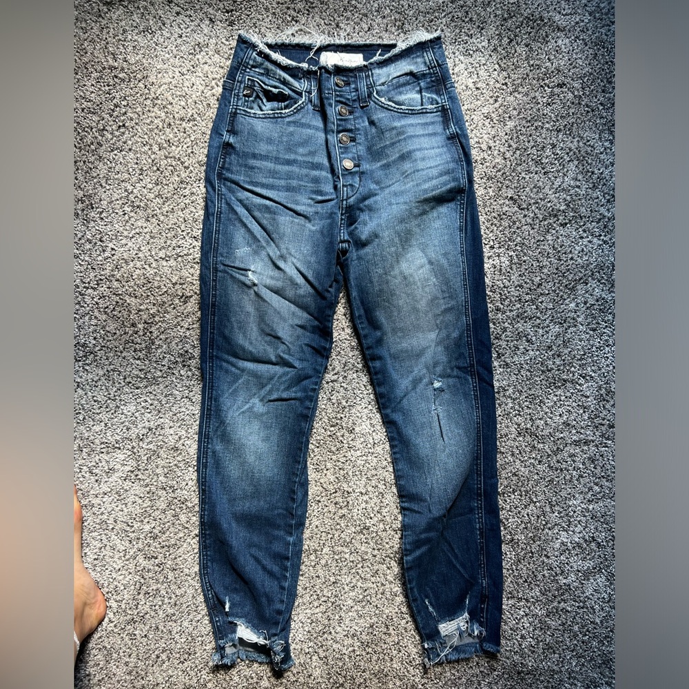 Kancan dark wash jeans